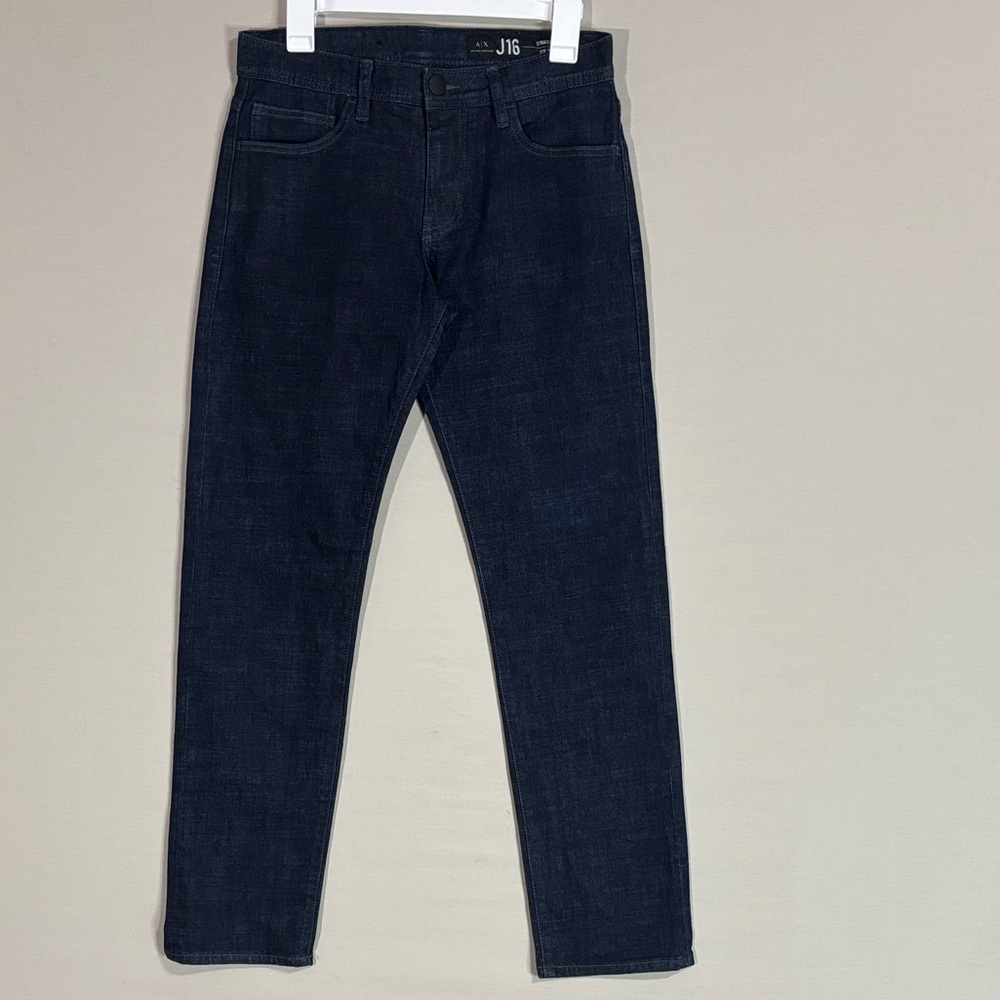 Armani Exchange A|X J16 Straight Leg Dark Wash Jeans Men’s Size 30